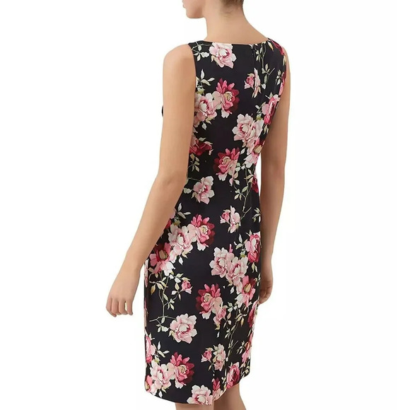 Hobbs London Rita Rose Print Dress 4 - Picture 2 of 10